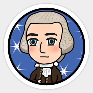 Patriot Portrait - Chibi George Washington Sticker